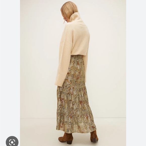 Zara silk tiered paisley skirt - Picture 11 of 11